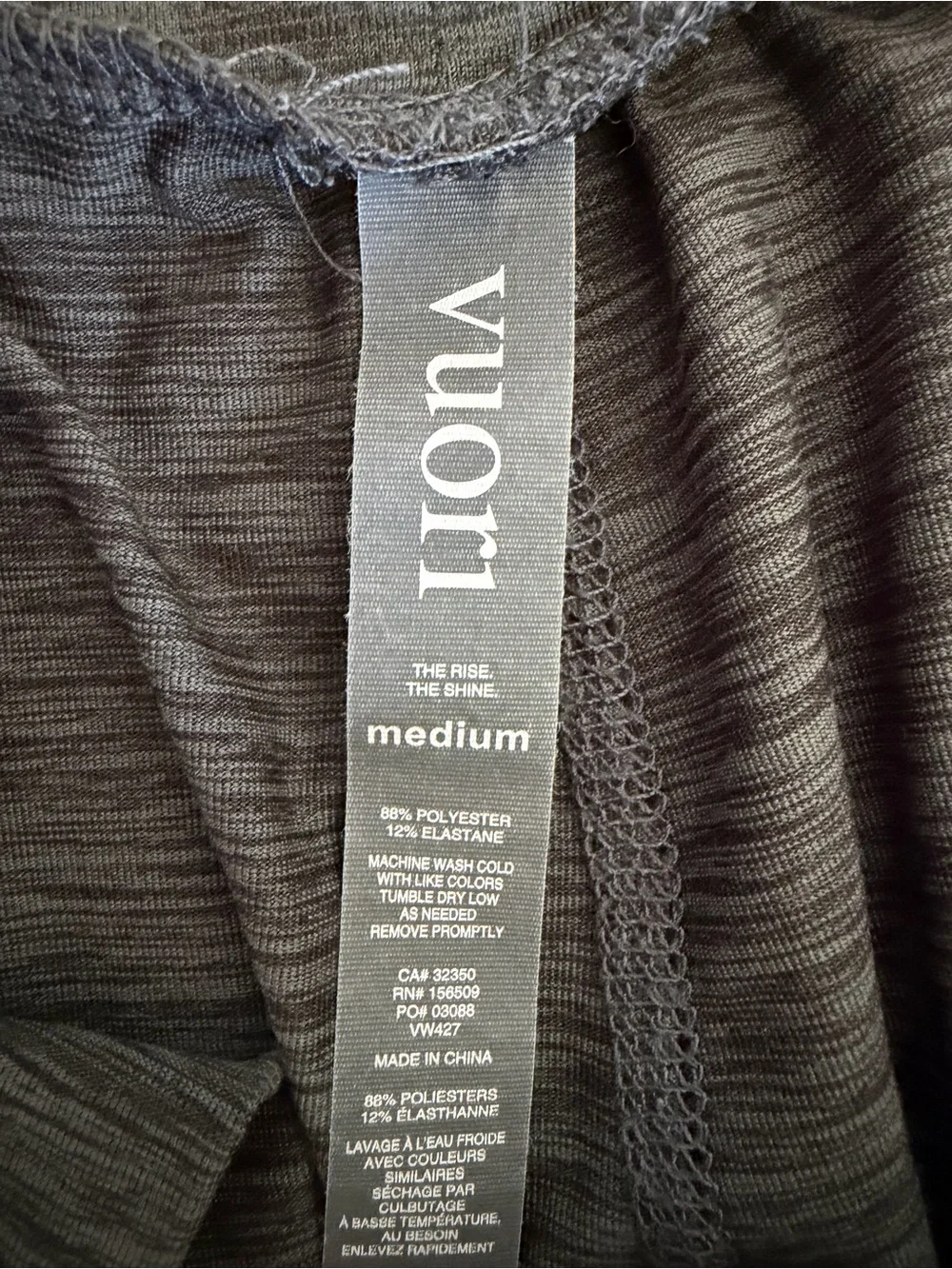 Vuori Women's Lux at Ease Harem Pants Dark Grey Pull On Joggers Ankle Length - Picture 5 of 5